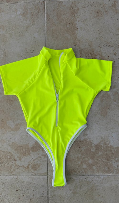 MALIBU 1 PIECE JAUNE MES