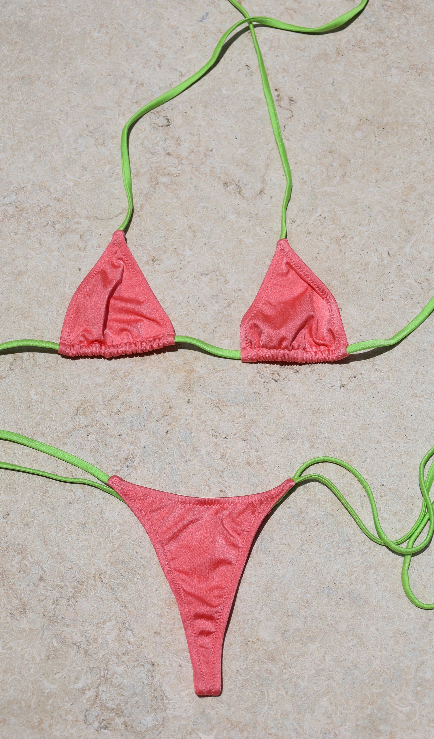 Lola corail — ensemble deux pièces, collection Dolce Estate
